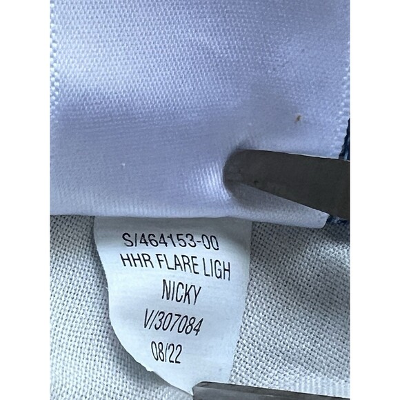 Old Navy Higher High-Rise Flare Secret Smooth Pockets Jeans 12 Blue Light Wash - Picture 12 of 13